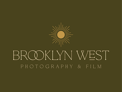 Brooklyn West Brand Identity adobe illustrator brand identity brand identity design branding desert design graphic design graphic designer icon illustrator logo photography logo sun sunbeam typography vector vibes western