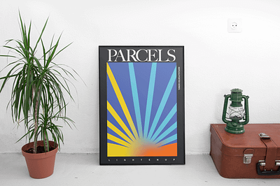 Parcels costa rica design illustration mockup poster poster design typography