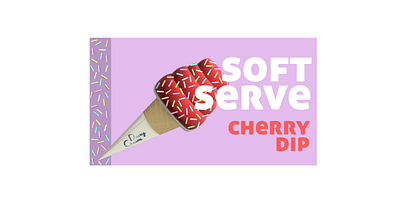 Summer Soft Serve advertising design branding food illustration graphic design graphic designer icecream illustration illustrator product illustration typography