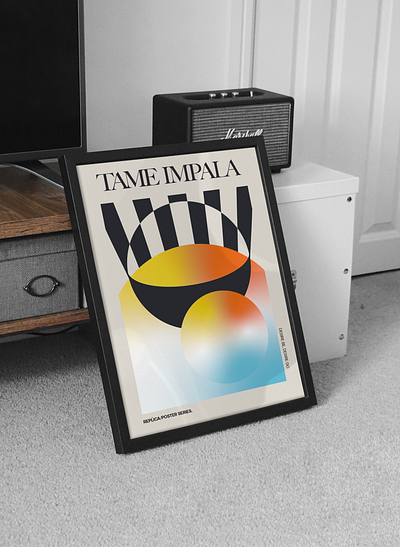 Tame Impala costa rica design gradient illustration layout poster poster art poster design typography