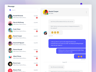 Inbox - NFT Buyer & Seller branding chat color dashboard design illustration inbox inboxdashboard message messagedashboard minimal new nft nftdashboard ui ux