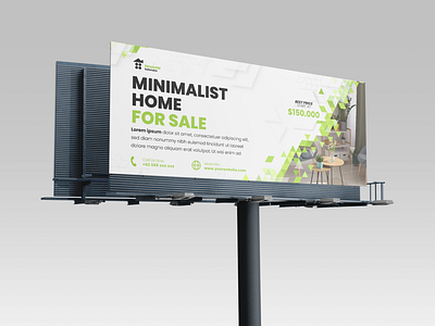 Minimalist Home Sale Banner banner branding design graphic design typography