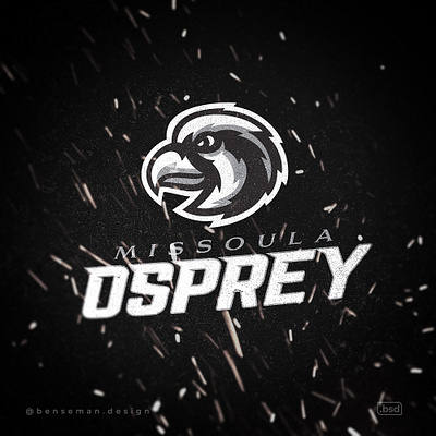 Missoula Osprey Re-brand branding design illustration logo mascotlogo sports logo vector