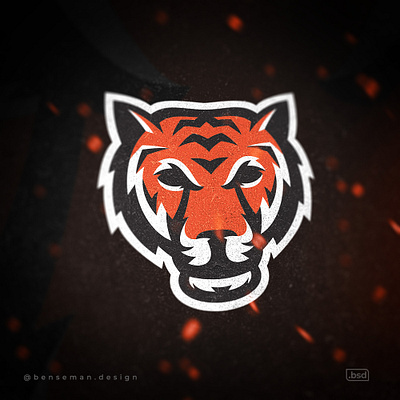 Tiger Mascot Logo branding design illustration logo mascotlogo sports logo vector