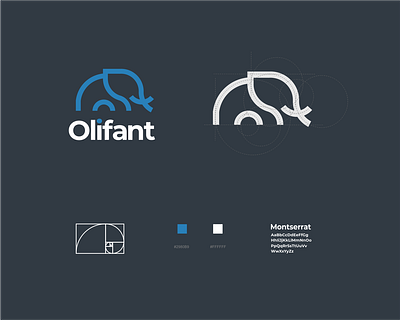 OLIFANTT branding corporate branding illustration lettering logo logo design logodesign minimal typography vector