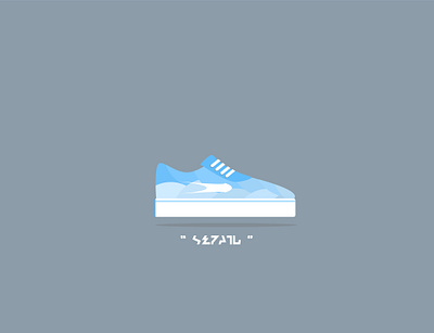 Shoes/Sepatu design flat flatdesign icon logo minimal vector