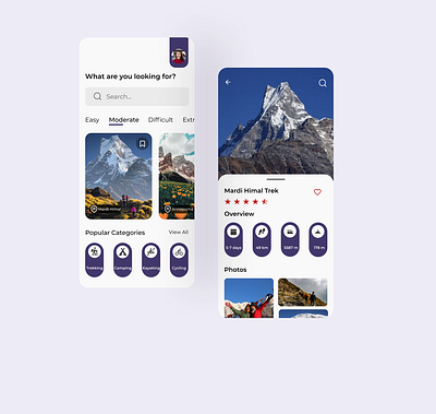 Travel App Concept figma mobile app ui ux