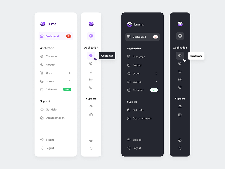 Luma - CRM Dashboard by Zaim Maulana for Elux Space on Dribbble