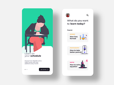 Education App app design apple dribbble education education app educational ios app design online responsive design uidesign