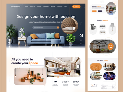 Interior Designs For Home Themes Templates And Downloadable Graphic Elements On Dribbble - Samples Of Home Decor