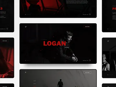 Logan design film hugh jackman logan marvel minimal movie ui wolverine x men