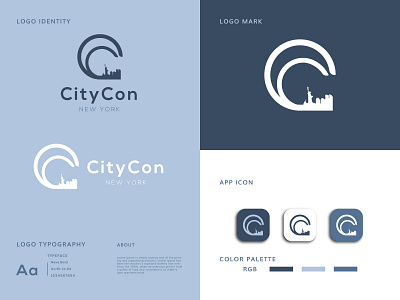 CityCon Random Logo Idea abstract logo app app icon app icon design brand identity branding branding design citycon creative logo design flat logo logodesign