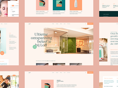 Loff Wellness beauty branding graphic design luxury typography ui design ux design webdesign