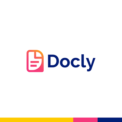 Docly app brand identity branding icon illustration logo logodesign minimal ui