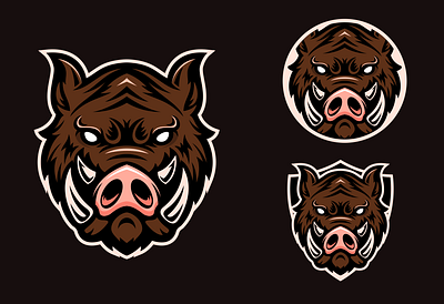 Boar animation branding character characterdesign esport illustration illustrator logodesigners mascot vector