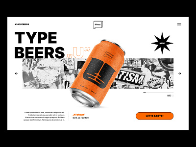 Brutalist landing page beer brutalism brutalism landing page brutalist brutalist landing page daily daily challenge dailyui dailyuichallenge interface landing page typography ui ui design user interface ux ux design uxui uxui design webdesign