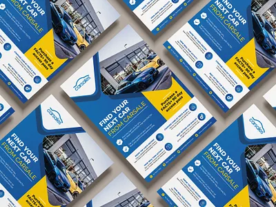 Car Flyer Design a4 advertising auto auto flyer automobile automobile flyer branding brochure car car flyer design flyer flyer design layout leaflet poster print ui used car web design