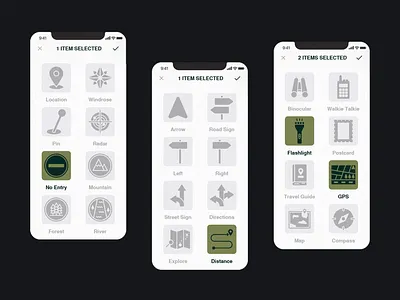 Navigation Icons Set app design direction glyph icon design icon designer icons set illustrator map navigation ui ux vector