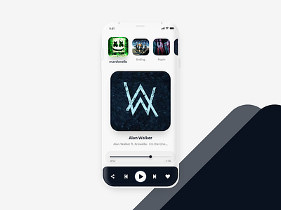 Music app home page app appdesign design illustration musicapp musicappui ui ui ux design ui design uiux ux