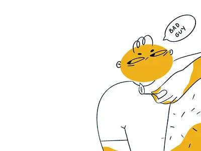 Bad guy character character design design illustraion person procreate