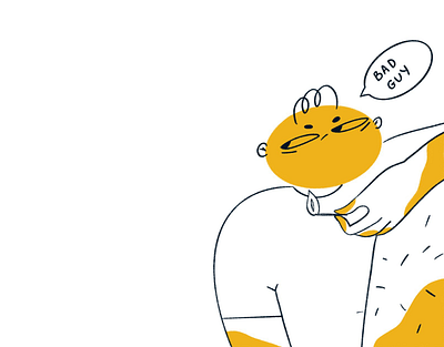 Bad guy character character design design illustraion person procreate