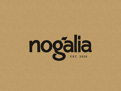 Nogalia · Visual Identity bio branding custom eco handlettering handmade lettering letters motion graphics type typeface typography