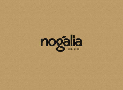 Nogalia · Visual Identity bio branding custom eco handlettering handmade lettering letters motion graphics type typeface typography