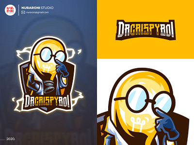 DrCrispyBoi Mascot Logo adobe illustrator artwork cartoon cartoon character character design digital art esport esportlogo game online games logo gaming illustration logo mascot mascot logo design mascotlogo procreate vector youtube