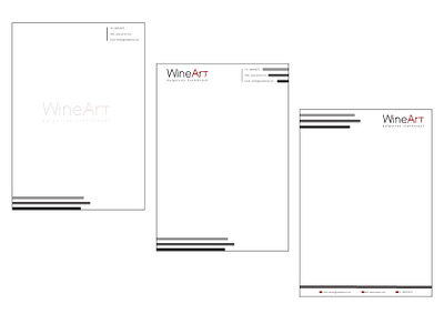 Letterheads graphic design