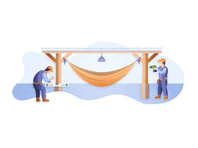 Tools Category Illustration branding diy freelance futurenaturedesign hammock home illustration vector vectorart