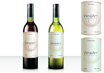 Wine labels graphic design