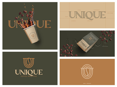 Unique Coffee Roaster brand coffee coffeebrandlogo letter u logoprocess logoprofessional logotype nextmahamud