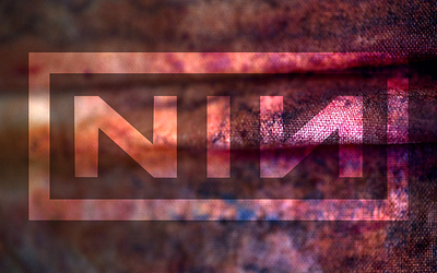 Nine Inch Nails logo, based on Russel Mills artworks artwork logo nin