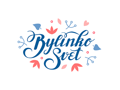 Bylinko Svet - Herbal World affinitydesigner herbal herbal logo lettering lettering art logo logo design logotype vectorart