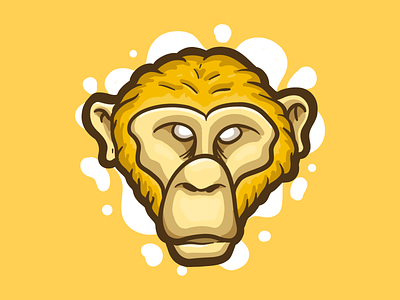 CHIMP 2 ape apeshit cartoon cartoon art cartoon character cartoon illustration cartooning character art character design chimp design gorilla illustration monkey orangutan procreate yellow