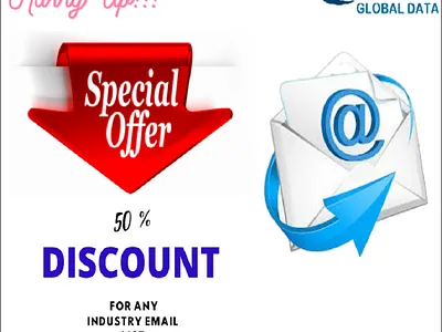 50 % Discount For Any Industry Email List b2b database b2b database email marketing list sale special offer
