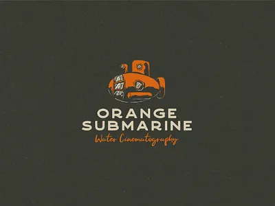 Brand Identity: Orange Submarine brand guideliness brand identity branding creative design film graphic design hand drawn identity system illustration illustrator logo logo design logo suite orange retro typography vector vintage visual identity