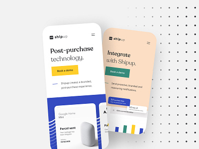 Shipup responsive agency brand design brand identity colorful graphic design mobile responsive design ui ux uidesign