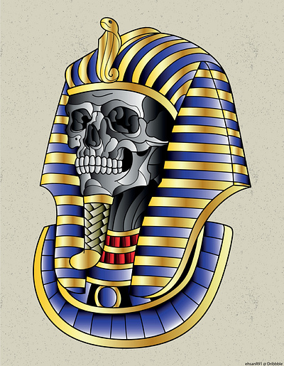 Pharaoh Illustrated design graphic design vector