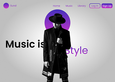 Sund design figma music ui