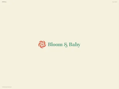 Baby Apparel Brand Logo - Bloom & Baby branding dailylogochallenge design logo