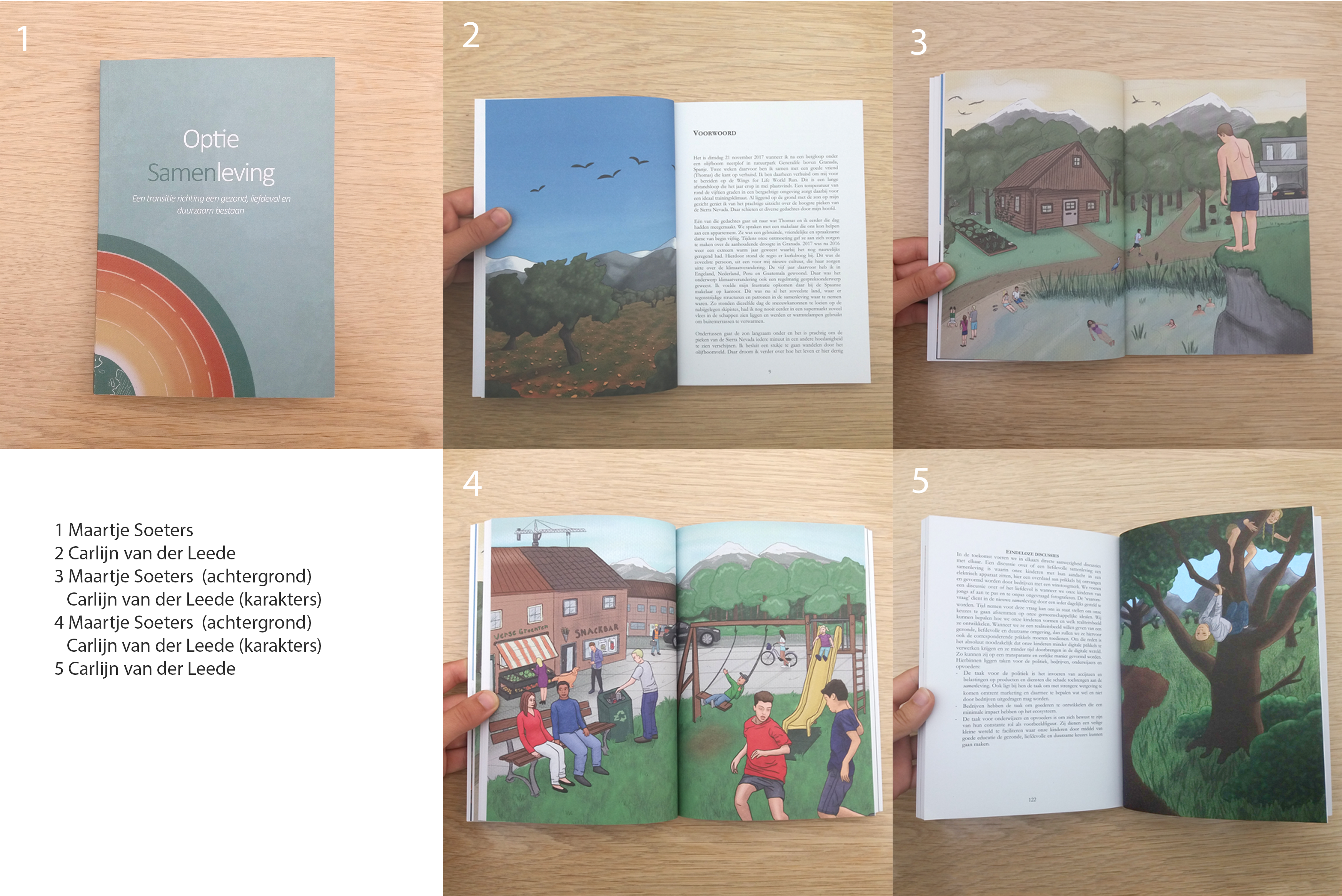 Example of Book Illustrations 'Option Society'