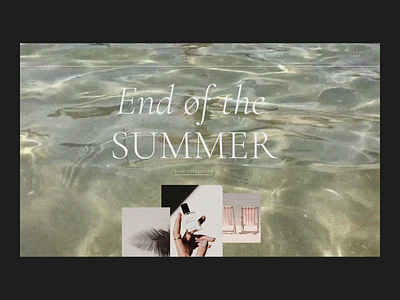 End of the SUMMER Issue 77 animation e commerce ecommence header layout minimal typography ui ux web webdesign