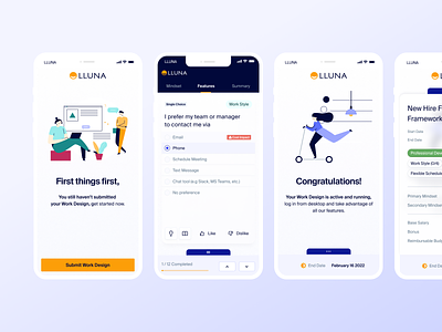 Human Capital Management – Web Application dashboard design system hr human resources illustration mobile ui onboarding step by step ui user centric ux uxui webapp wizard