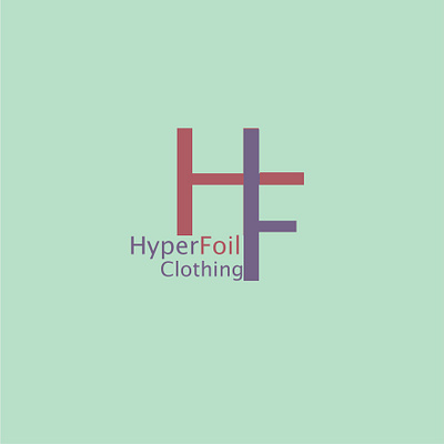 hyperfoilclothing logo 30daylogochallenge art design hyperfoilclothing icon illustrator logo logocore type typography vector