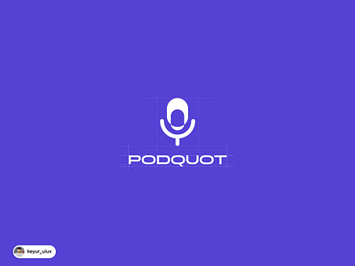 Podquot - Logo Design app logo brand brand design branding branding identity clean colors colours creative logo design icon inspiration logo logo design logomark minimal minimalist logo modern logo typography web