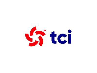 TCI Logo blue brand branding clean club design football identity logo red soccer sport star top
