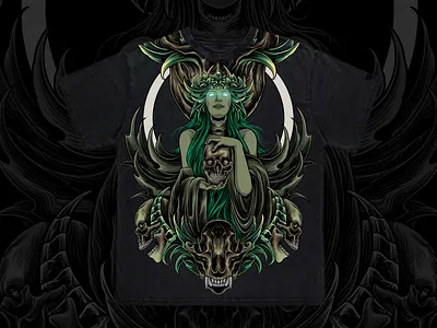 gatwech skulled art artwork design drawing graphic graphic art illustration illustrator masked skull