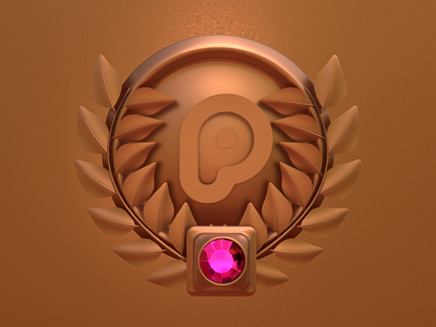 Prospa Hero Emblem - Bronze Edition 🥉 3d animation branding design motion graphics vector
