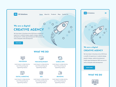 SS Solutions | Landing page design illustration illustrations landing page ui ui deisgn ux ux design uxdesign uxui web design web page webpage design website design